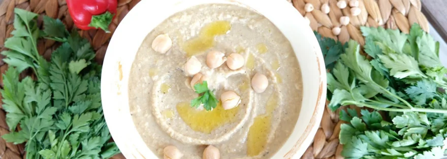 Csicseriborsó hummus