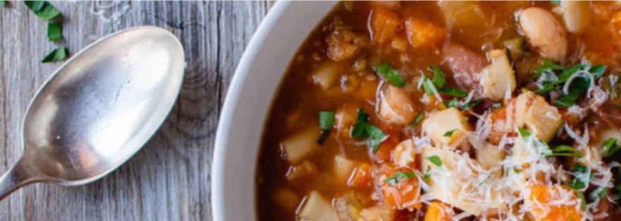 Minestrone leves - íze szerint az évszaknak megfelelően