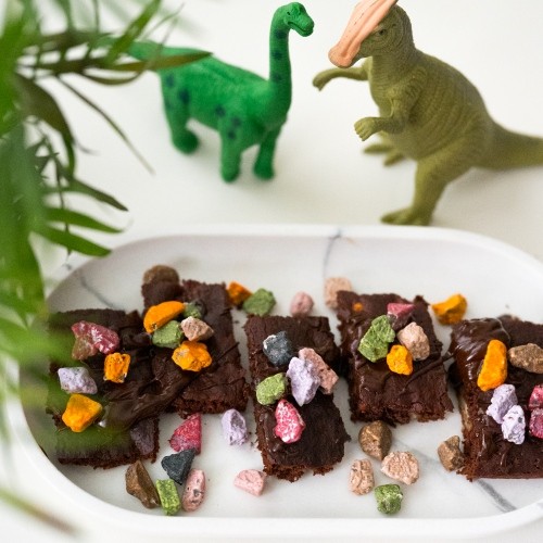 Brownie színes kavicsokkal Grizly