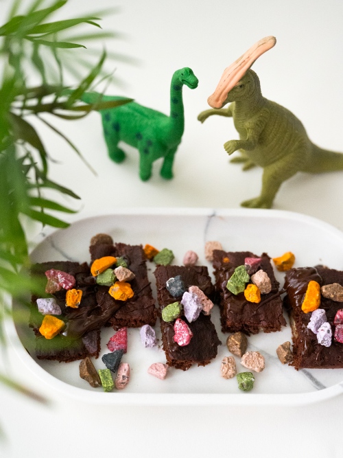 Brownie színes kavicsokkal Grizly