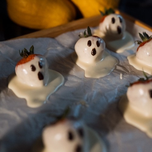 Halloween recept szellemek - Grizly főző csokilencsék