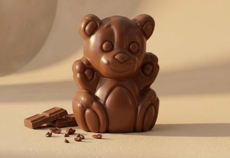 Csokimaci közelről