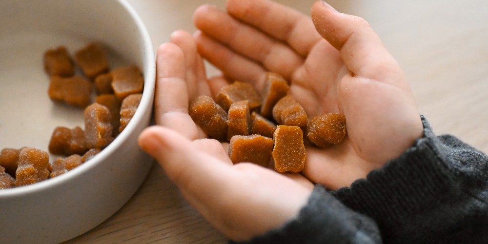 Mango teddies cukorka cukor nélkül Grizly
