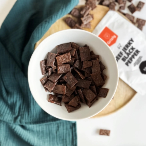 Szárított marhahús jerky borssal Grizly