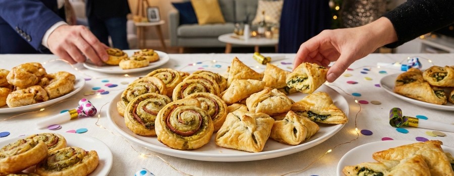 Sós snack – leveles tésztából készült csigák – Szilveszter a Grizlyvel