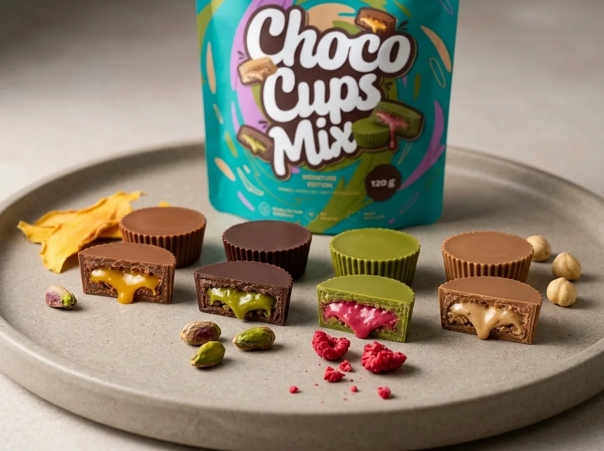 Csokoládés kosárkák mix