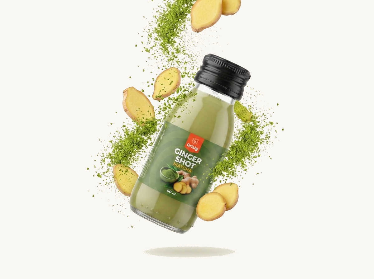 Részletek GRIZLY Ginger shot Matcha