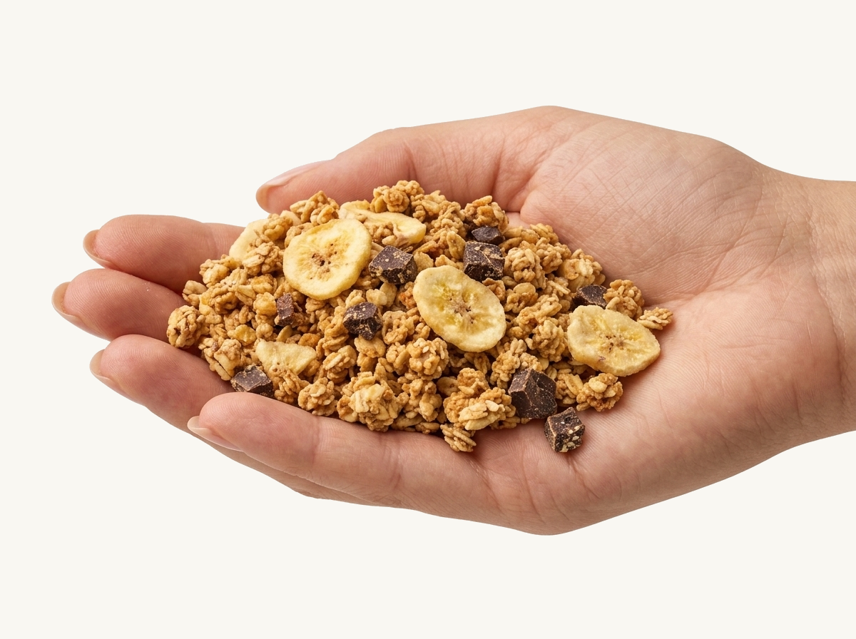 granola a kézben