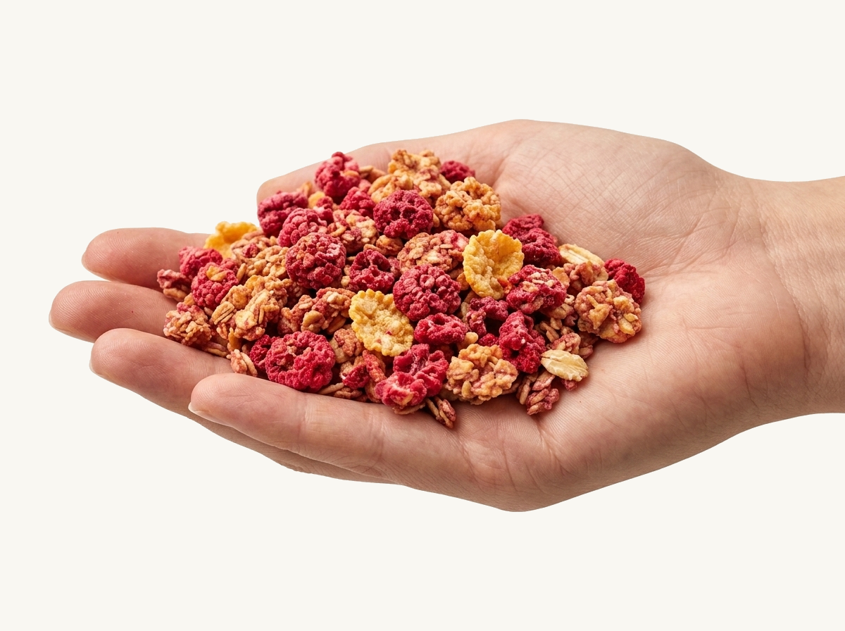 granola a tenyérben