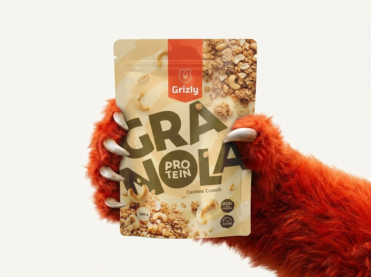 grizly mancs és csomagolás