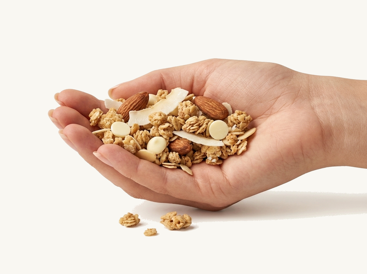 granola a kézben