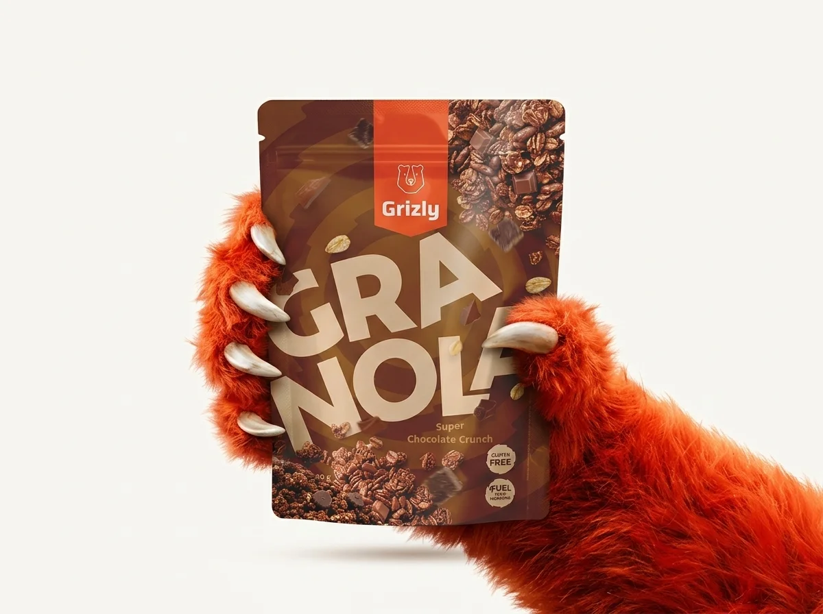 grizly mancs granolával