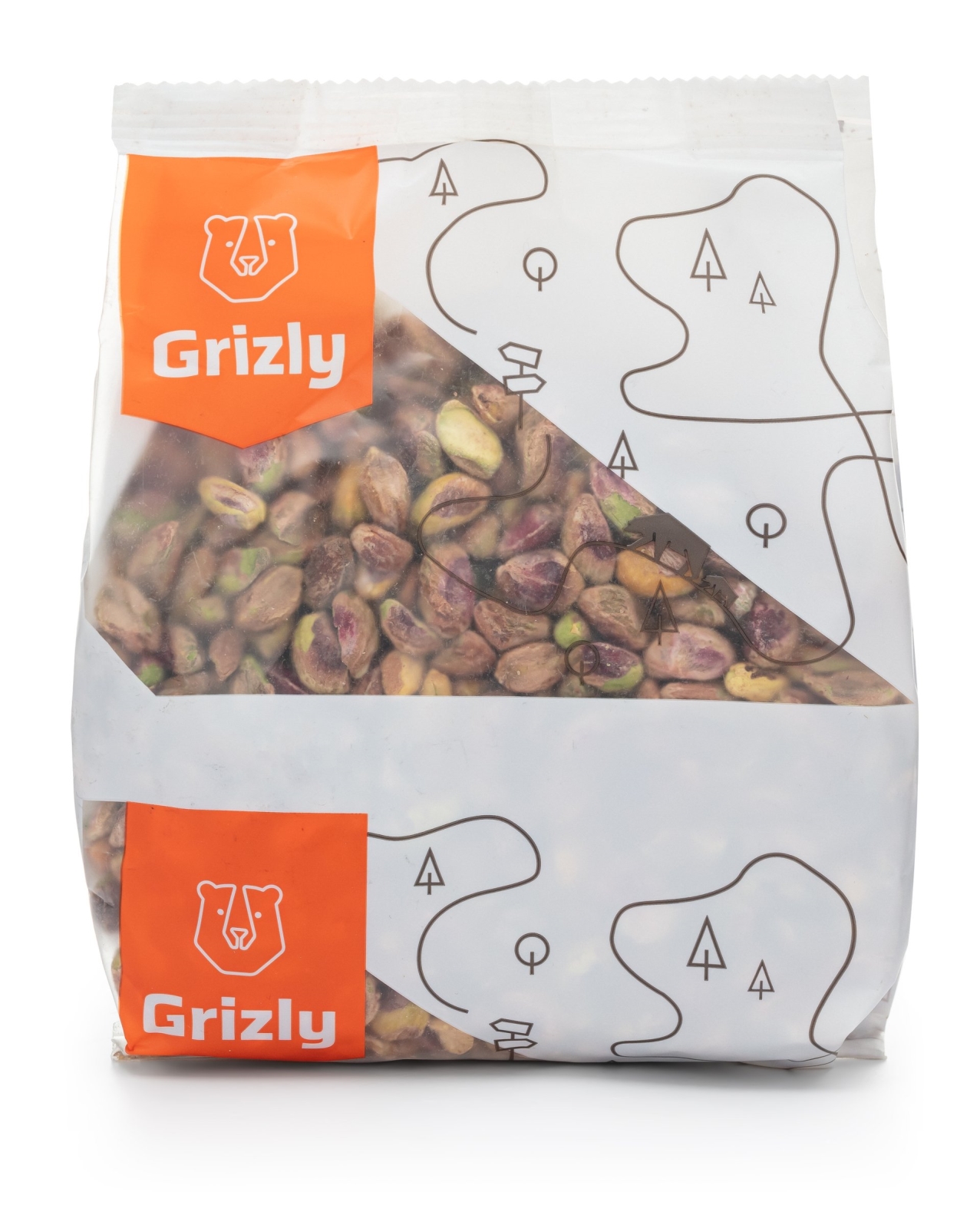Pörkölt, sótlan hámozott pisztácia Grizly