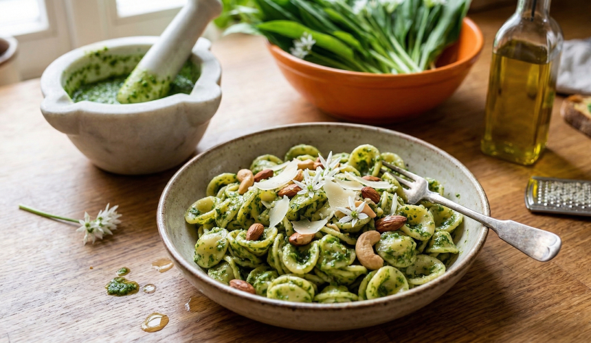 medvehagymás pesto recept Grizly