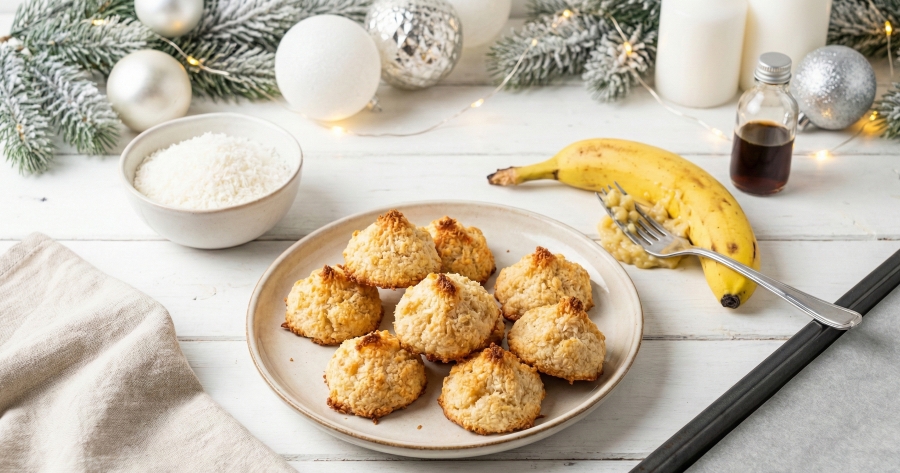 Kókuszos-banános kekszek – glutén- és cukormentes recept Grizly