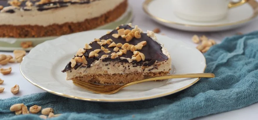 Földimogyoróvajas torta