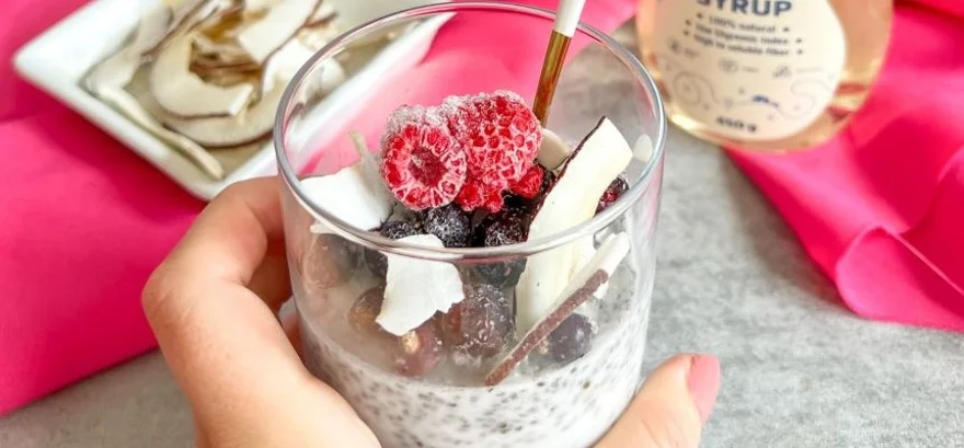 Kókuszos puding chia magokkal