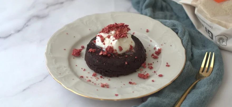 Receptek mandulalisztből – csokoládés lávatorta