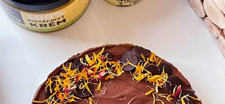 Vegán pisztáciás sajttorta