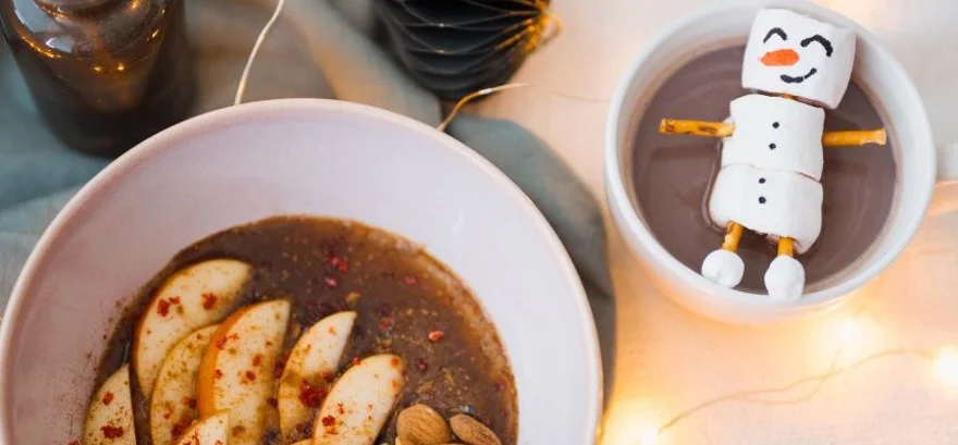 Karácsonyi reggeli: Zabkása almával és karácsonyi fűszerekkel