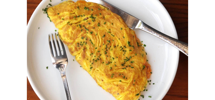 Töltött tojásos omlett