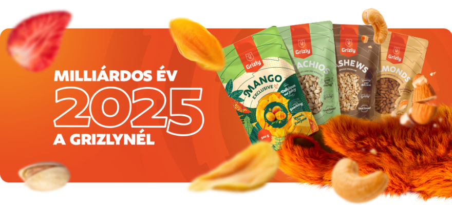 2025 a Grizlynél. Nektek köszönhetően átléptük az egymilliárdot