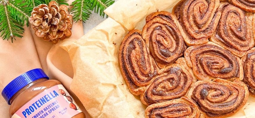Csokoládé csigák Proteinellával