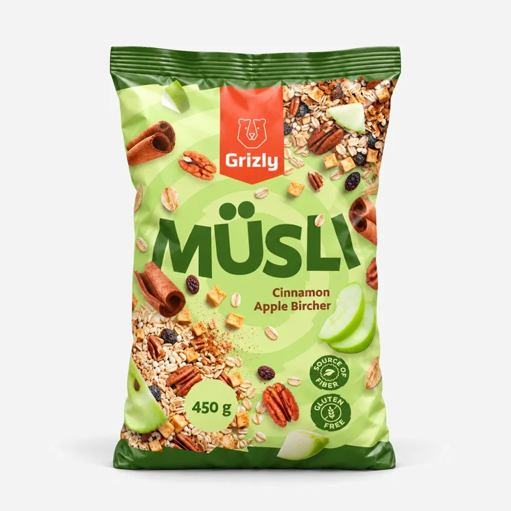 Almás-fahéjas müzli Bircher style