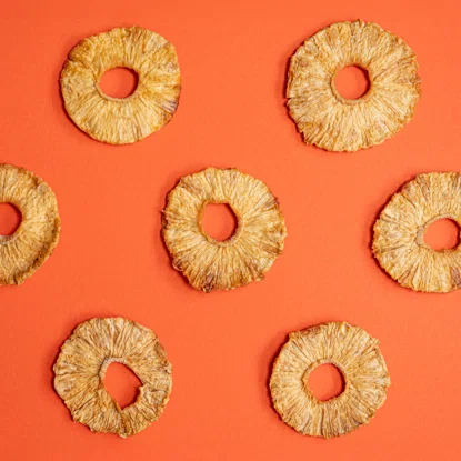 Ananászkarikák 100% természetes