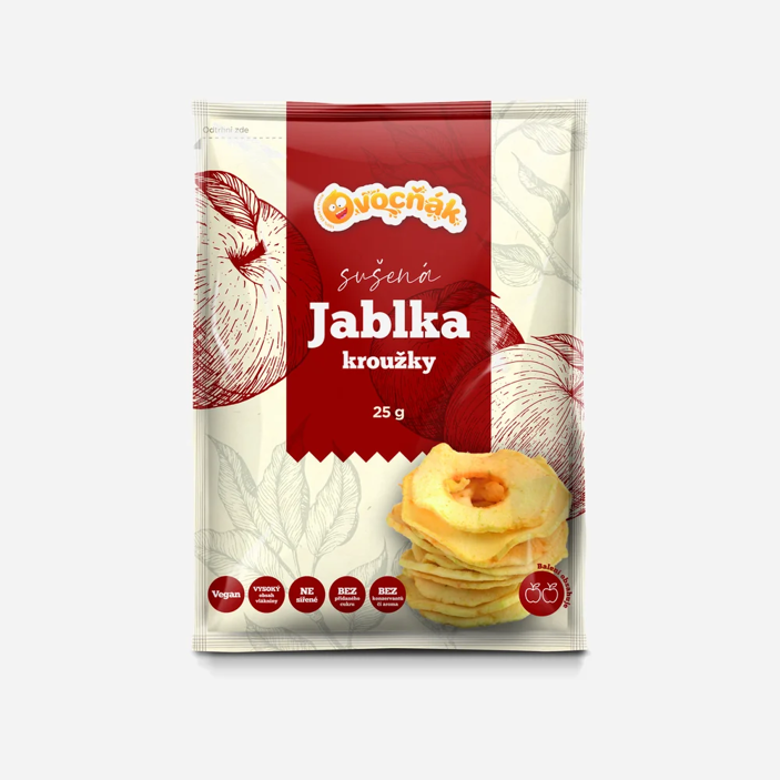 Aszalt almakarikák