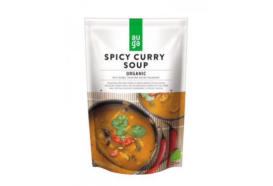 AUGA ORGANIC Fűszeres curryleves 400g
