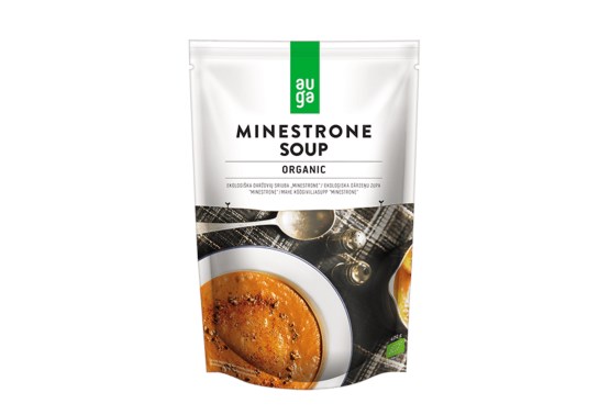 AUGA ORGANIC Minestrone zöldségleves 400 g