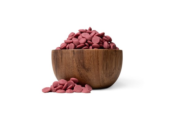 Belga csokoládé rózsaszín kakaóbabból Ruby