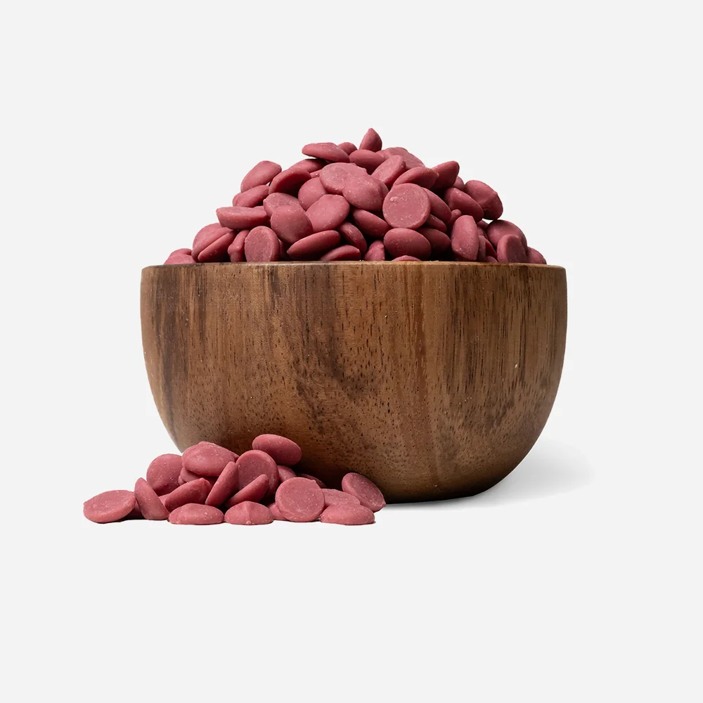 Belga csokoládé rózsaszín kakaóbabból Ruby