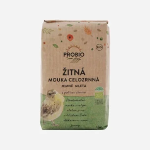 Celozrnná mouka žitná jemně mletá BIO