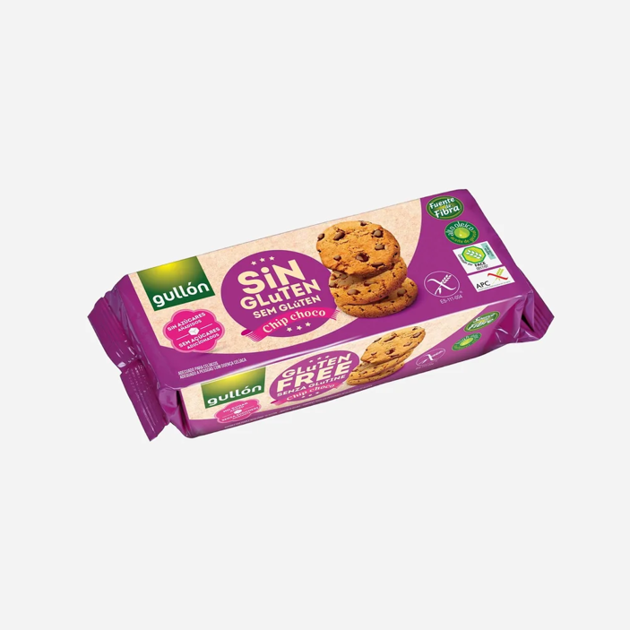 Chip choco gluténmentes kekszek csokoládédarabokkal, hozzáadott cukor nélkül