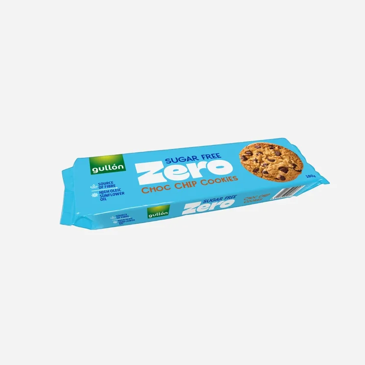 Choc chip keksz csokoládédarabokkal, cukormentes, édesítőszerekkel