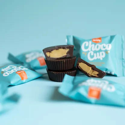 Choco Cups étcsokoládé & pisztácia