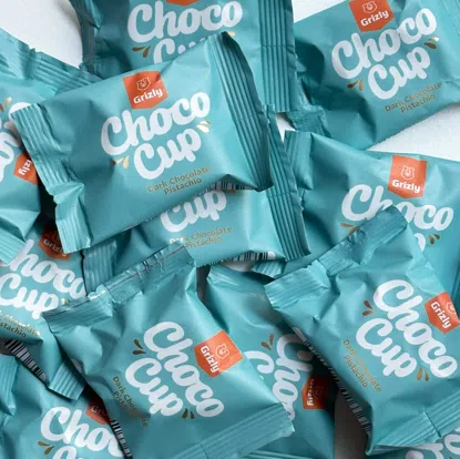 Choco Cups étcsokoládé & pisztácia