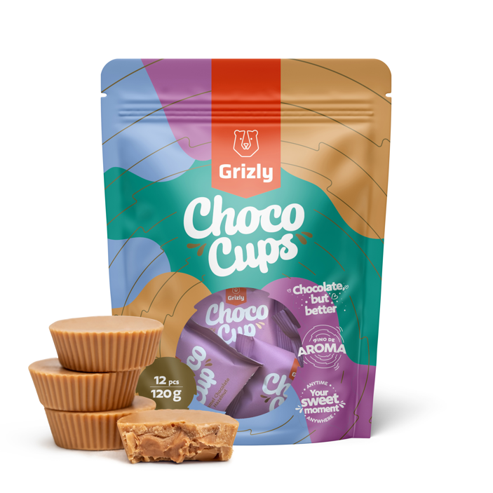 Choco Cups karamellcsokoládé & mogyorókrém