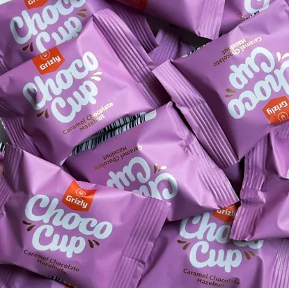 Choco Cups karamellcsokoládé & mogyorókrém