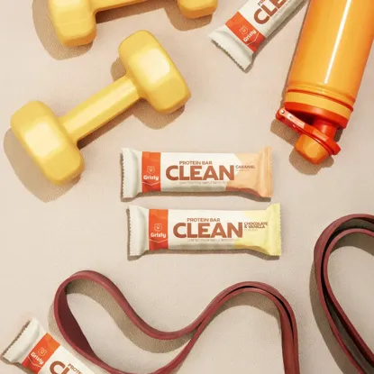 CLEAN Fehérjeszelet – csokoládé és vanília ízben