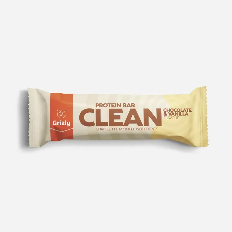 CLEAN Fehérjeszelet – csokoládé és vanília ízben