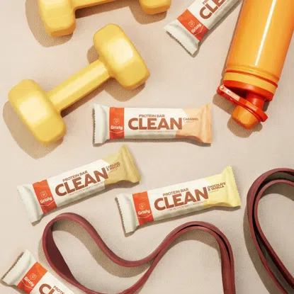 CLEAN Fehérjeszelet – karamell ízben