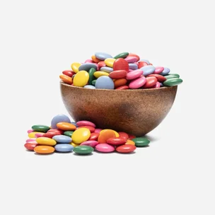 Csoki drazsé természetes festékekkel