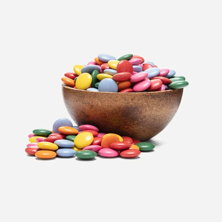 Csoki drazsé természetes festékekkel