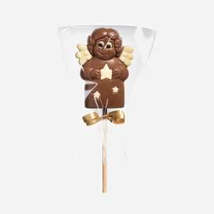 Csokoládé nyalóka angyal
