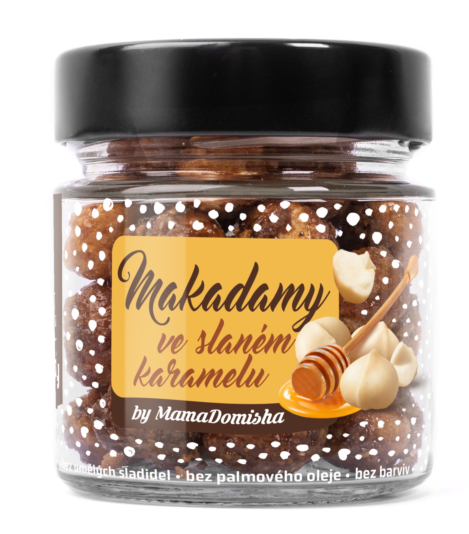 GRIZLY Makadámiadió sós karamellában, mézzel @mamadomisha 125 g