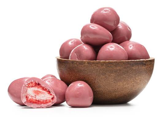 GRIZLY Liofilizált eper Ruby csokoládéban 250 g