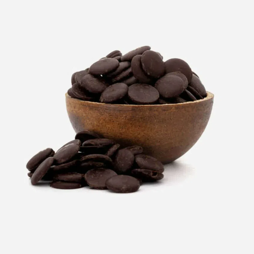 GRIZLY Étcsokoládé 60% szökőkútba